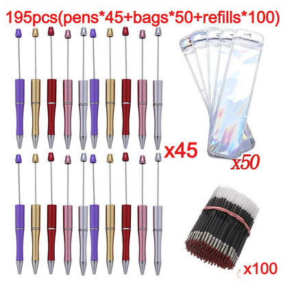 195PCS Beadable Ballpoint Pen Making Set