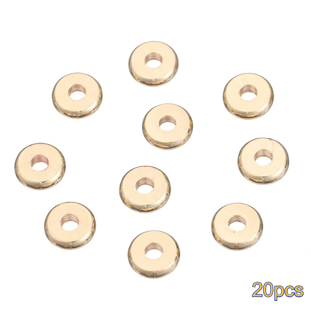 20PCS Gold Alloy Multi-Shape Spacer Bead Set