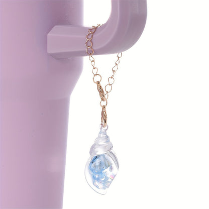 1PC Luminous Resin Conch Pendant