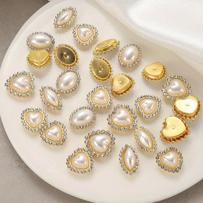 20pcs White Acrylic Artificial Pearl Beads
