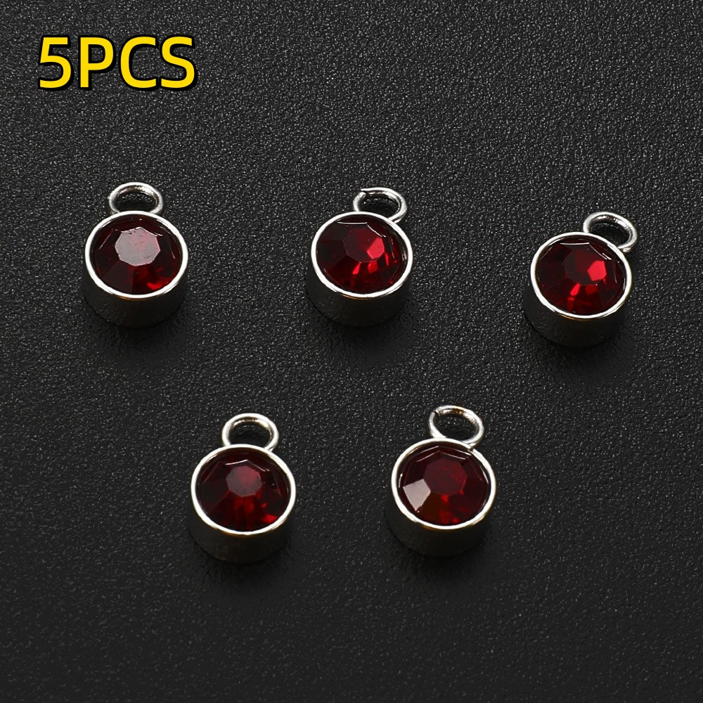 Birthstone Alloy Pendants