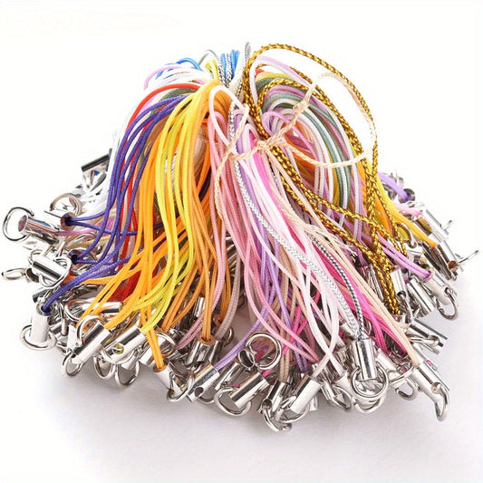 50PCS Colorful Lanyard Strap Set