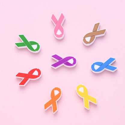 8PCS 28×16mm Silicone Ribbon Bead Set