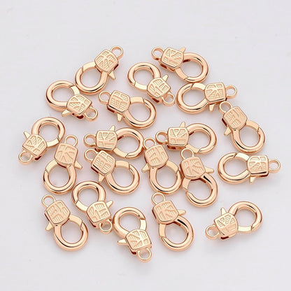 Mixed Color Metal Lobster Clasps