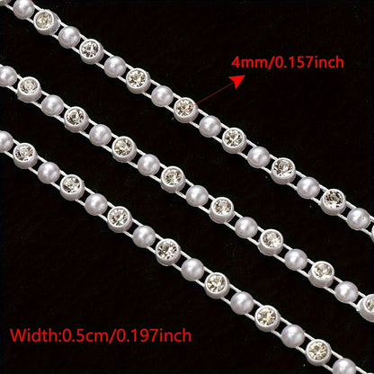 Pearlescent Love Leaf Acrylic Bead Chain