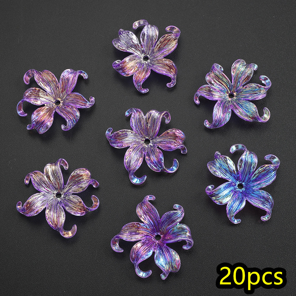 Colorful Acrylic Pony Beads