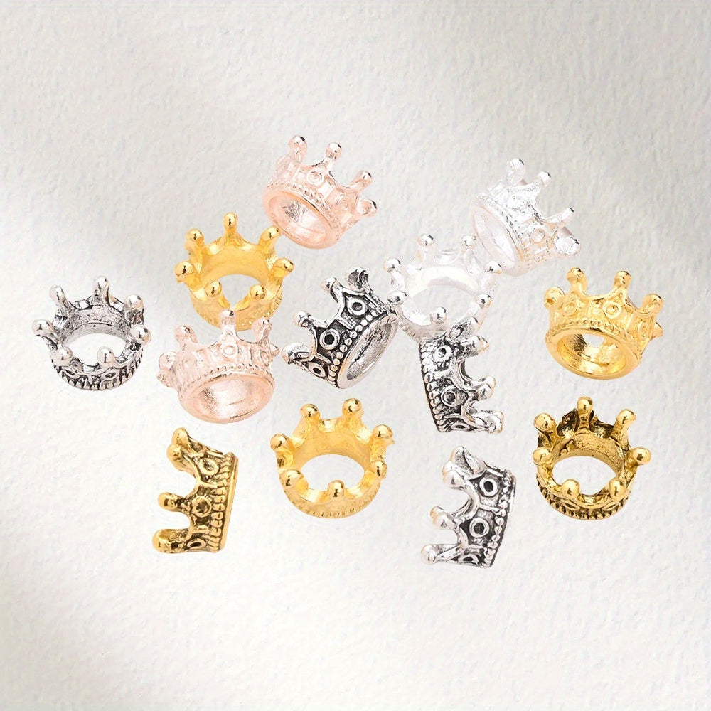 Metal Crown Alloy Beads