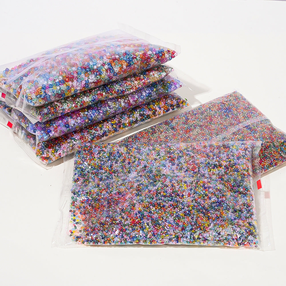 450g 2/3/4mm Mixed Color Glass Seed Beads