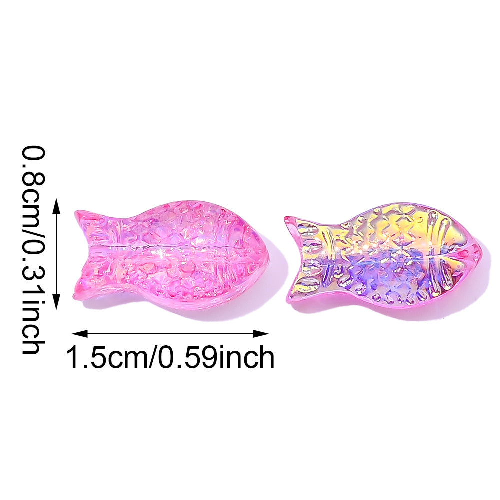 Gradient Goldfish Glass Beads