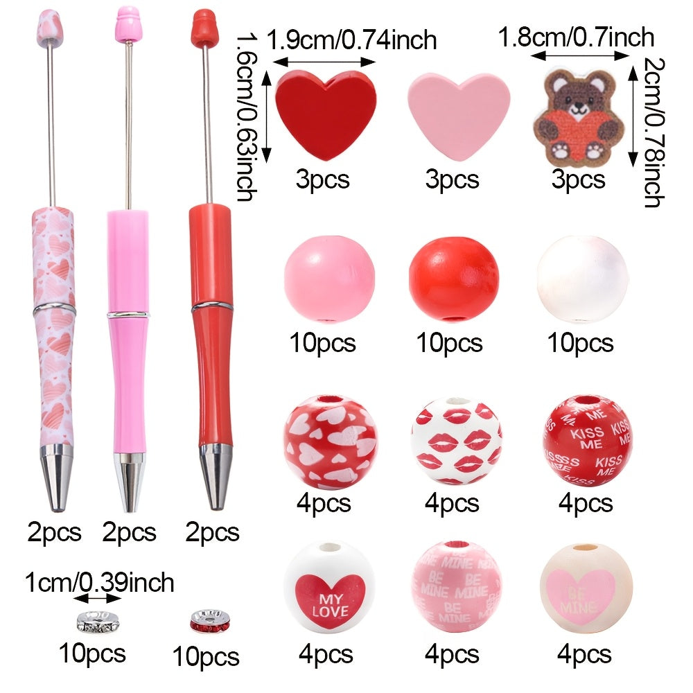 Valentine Beadable Pen Making Kit