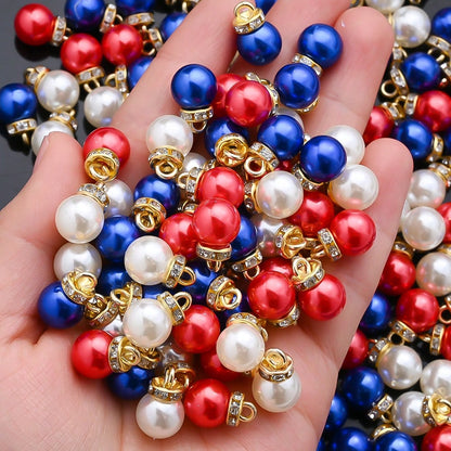 Independence Day CCB Pendant Beads