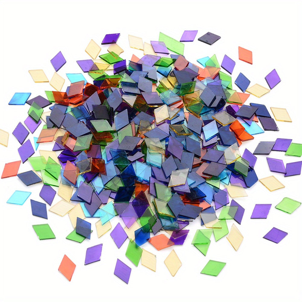 Multicolor Irregular Glass Beads