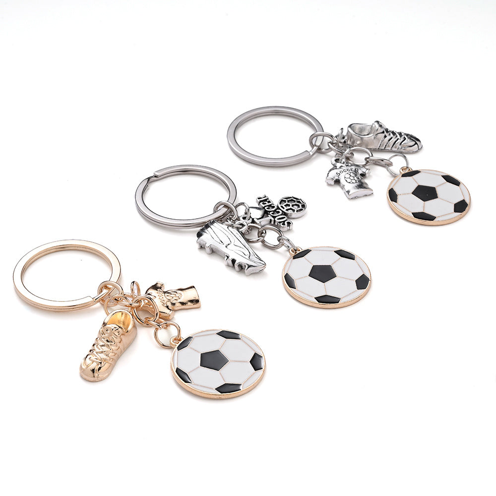 2026 Soccer Fan Enamel Keychain