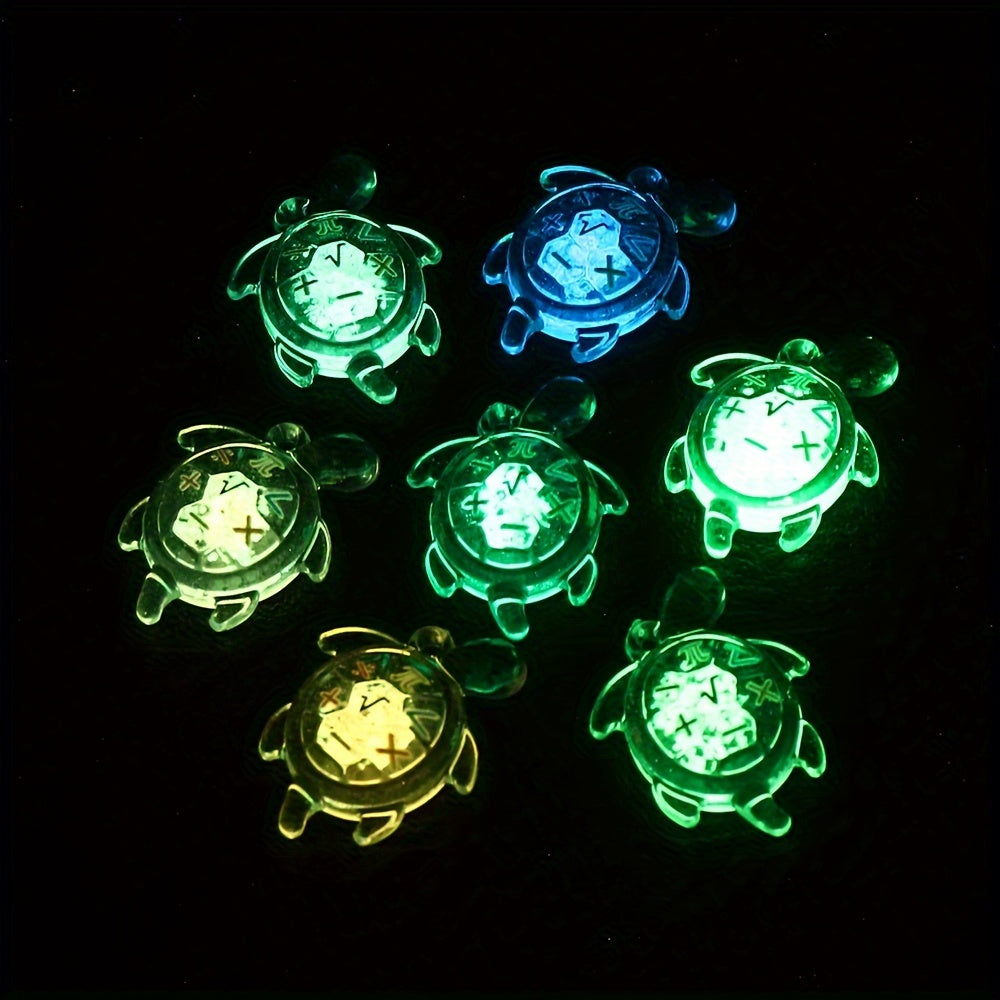 Luminous 3D Turtle Resin Beads