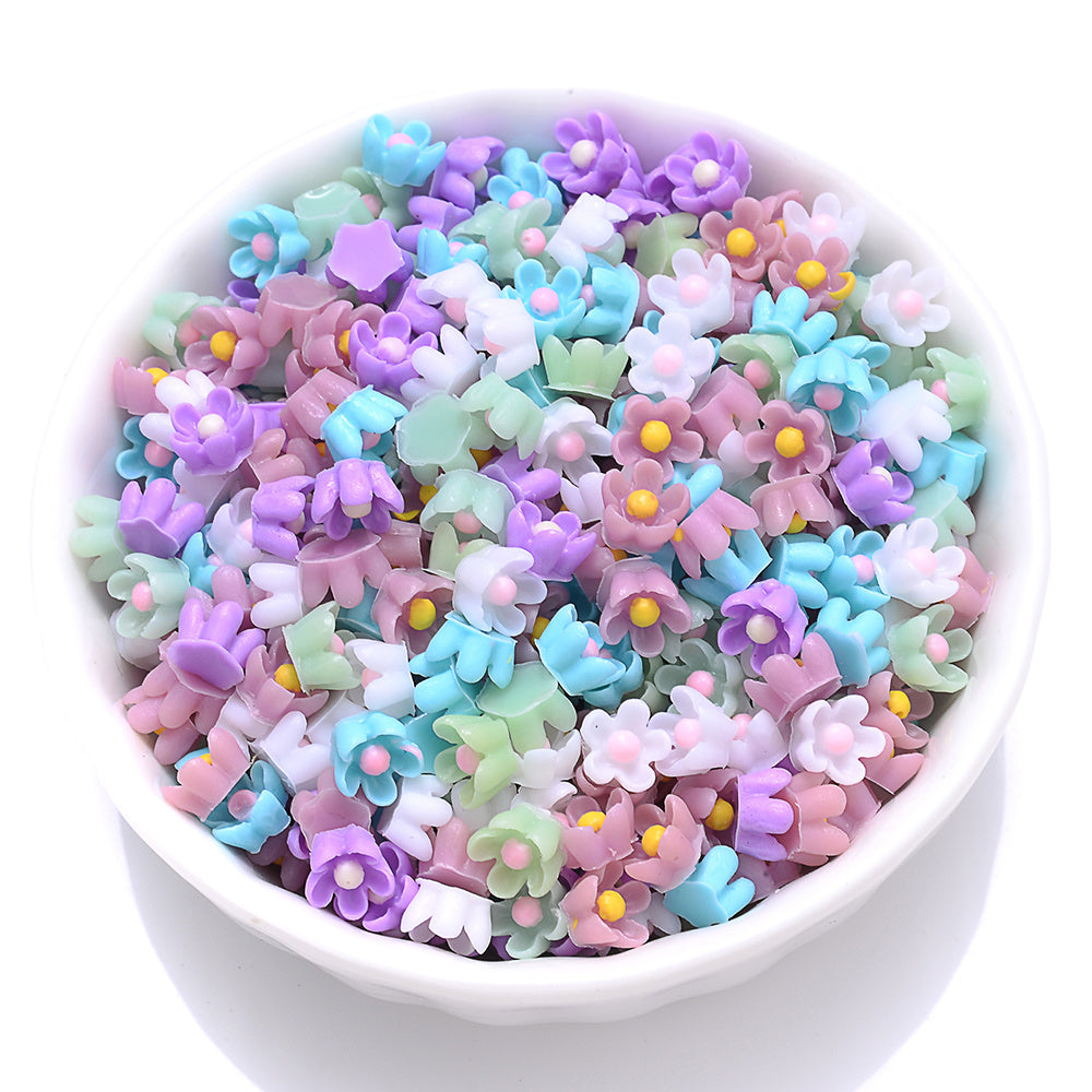 Cherry Blossom Resin Adhesive Beads