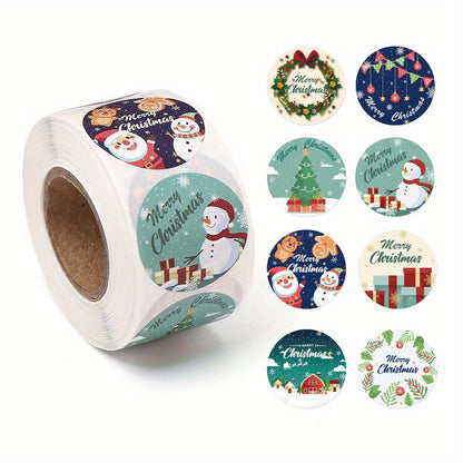 Christmas Theme Self-Adhesive Stickers
