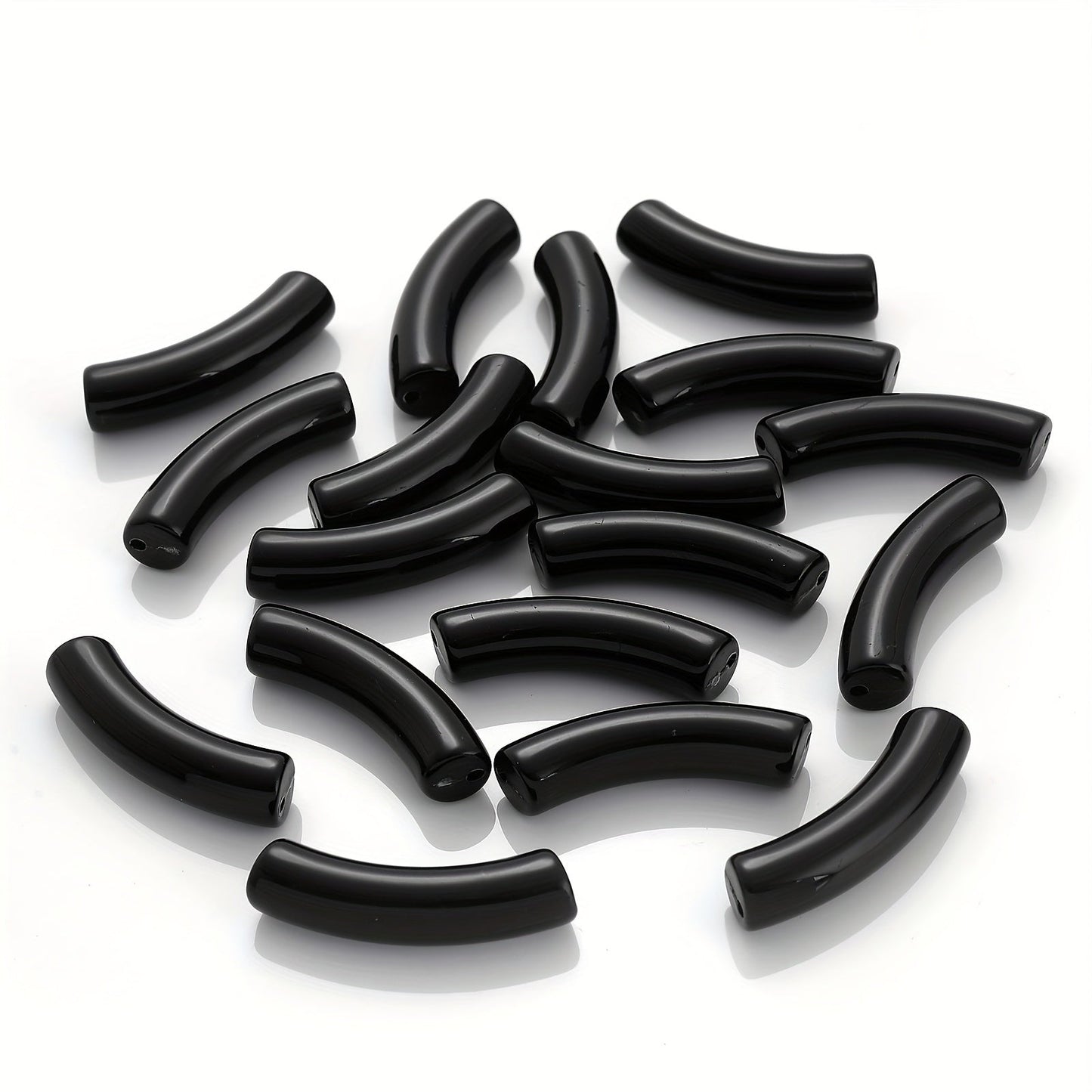 Gradient Curved Acrylic Beads