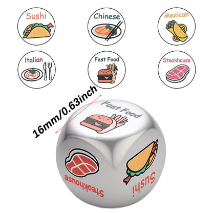 Stainless Steel Decision Dice Set