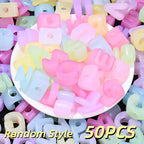 Colorful Alphabet Acrylic Beads