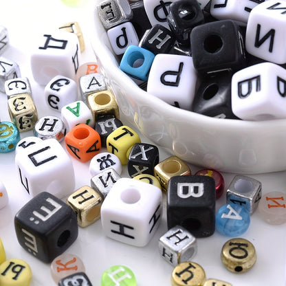 30PCS Acrylic Letter Spacer Bead Set