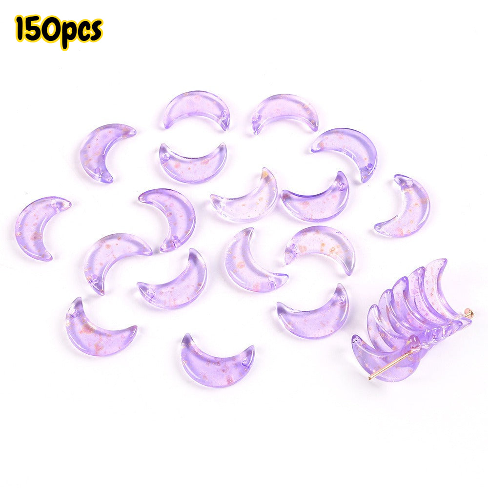 Crystal Moon Pendant Charms