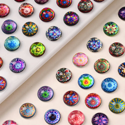 Abstract Art Glass Cabochons