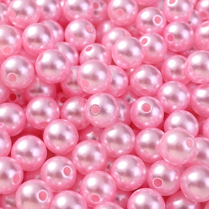 Colorful Imitation Pearl Acrylic Beads