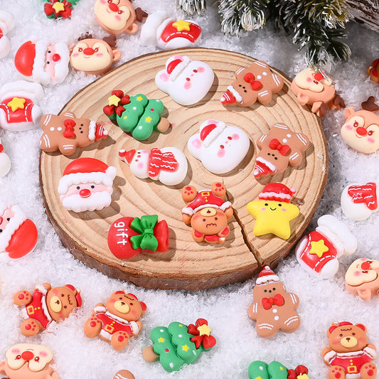 Christmas Resin Flatback Figurines