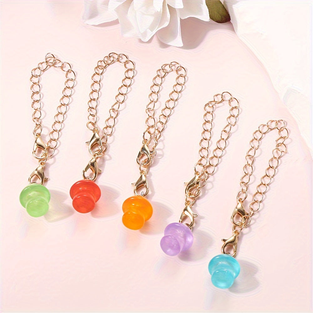 1PC Luminous Resin Mushroom Pendant