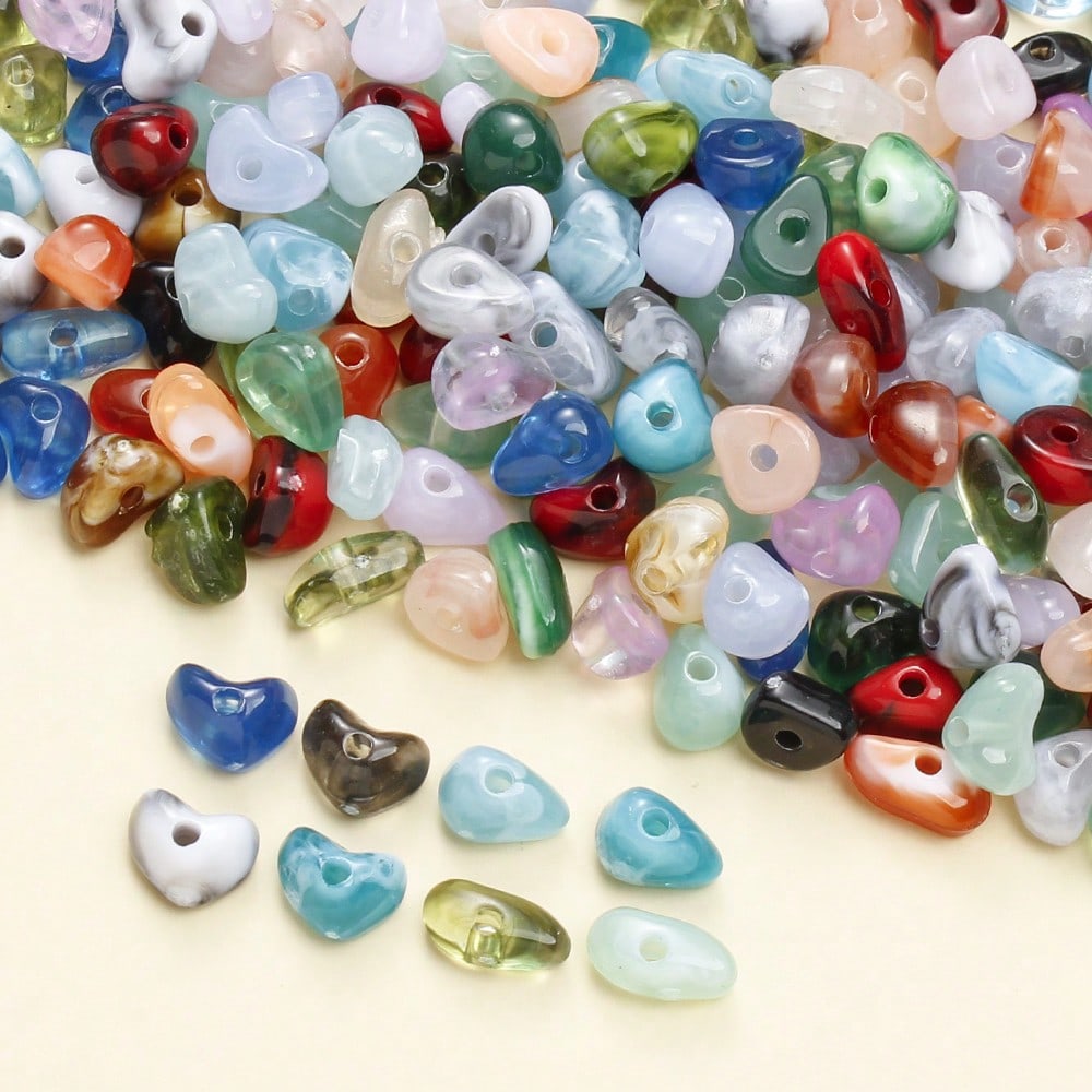 20/60/100g 4-9mm Acrylic Asymmetric Shape Beads