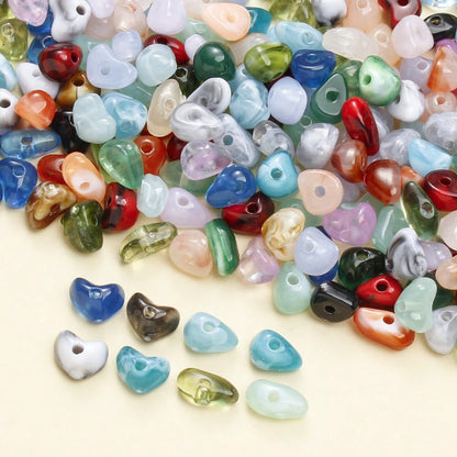 20/60/100g 4-9mm Acrylic Asymmetric Shape Beads