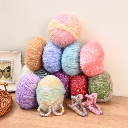 140g Winter Cozy Mohair-Style Yarn Set