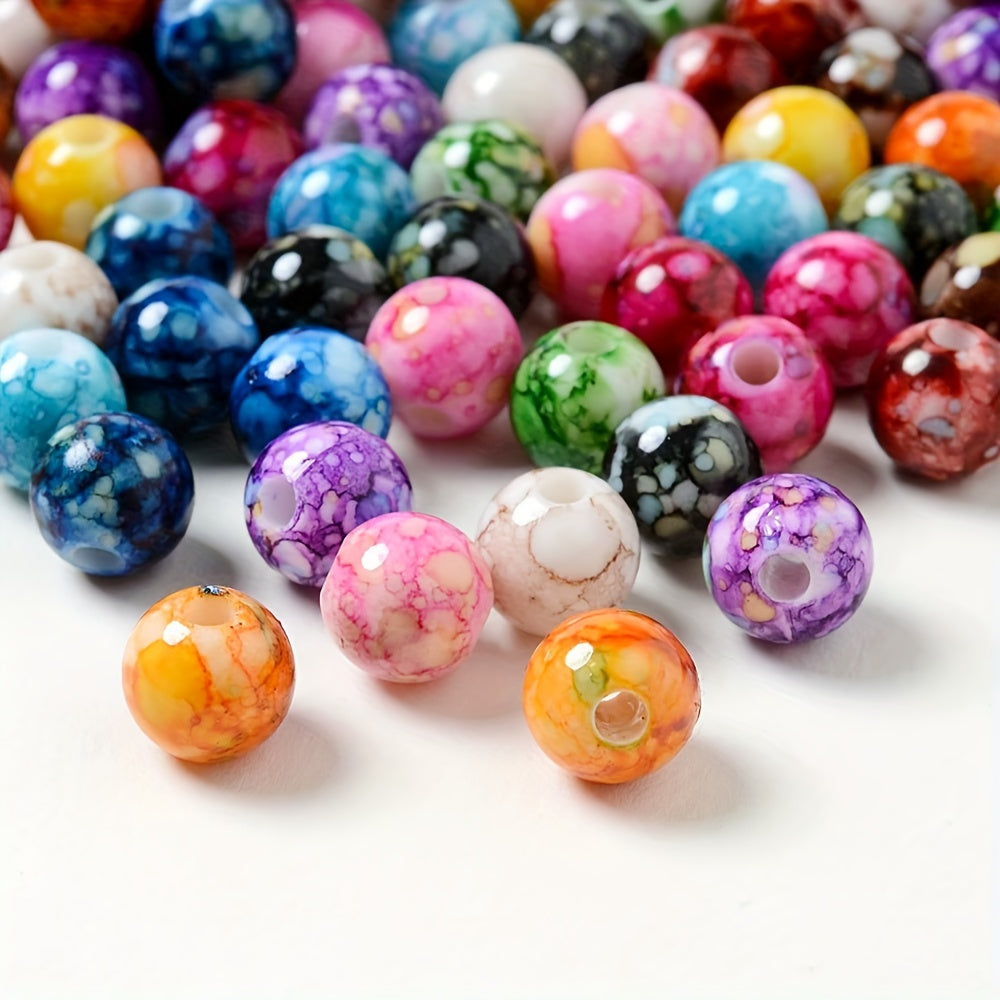 Cracked Acrylic Beads