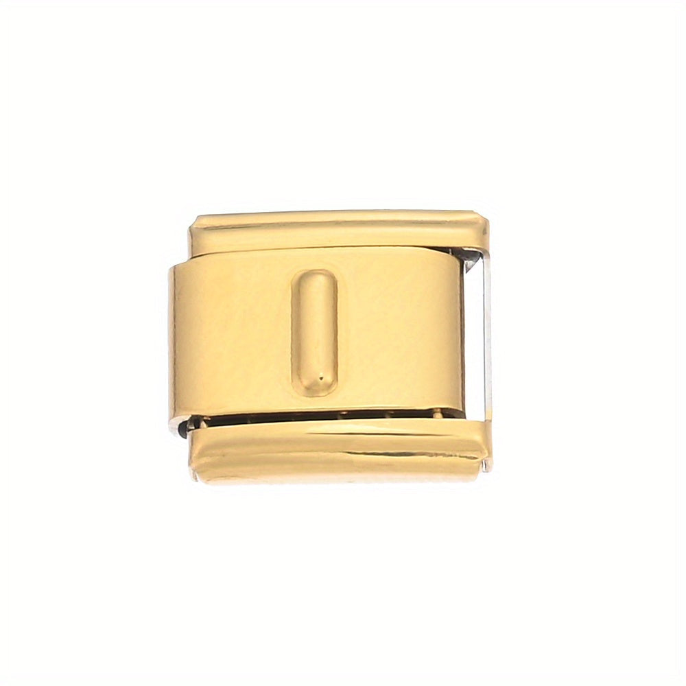Golden Alphabet Alloy Bracelet Module