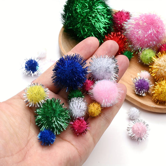 Colorful Shallot Pom Pom Beads