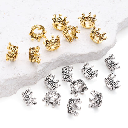 Metal Crown Alloy Beads