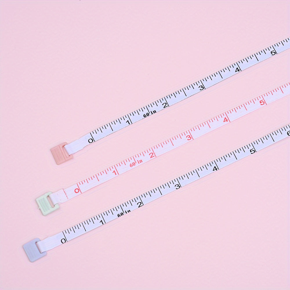 1PC 1.5m Retractable Mini Soft Measuring Tape