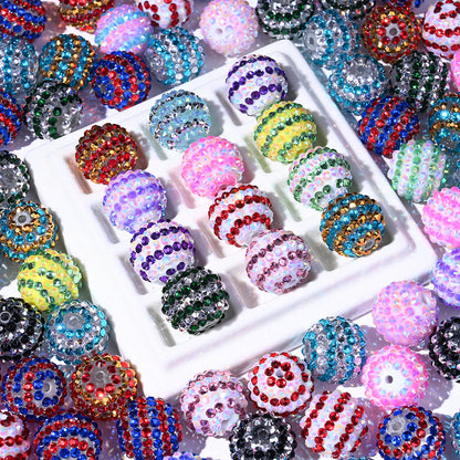 Rhinestone Rondelle Spacer Beads