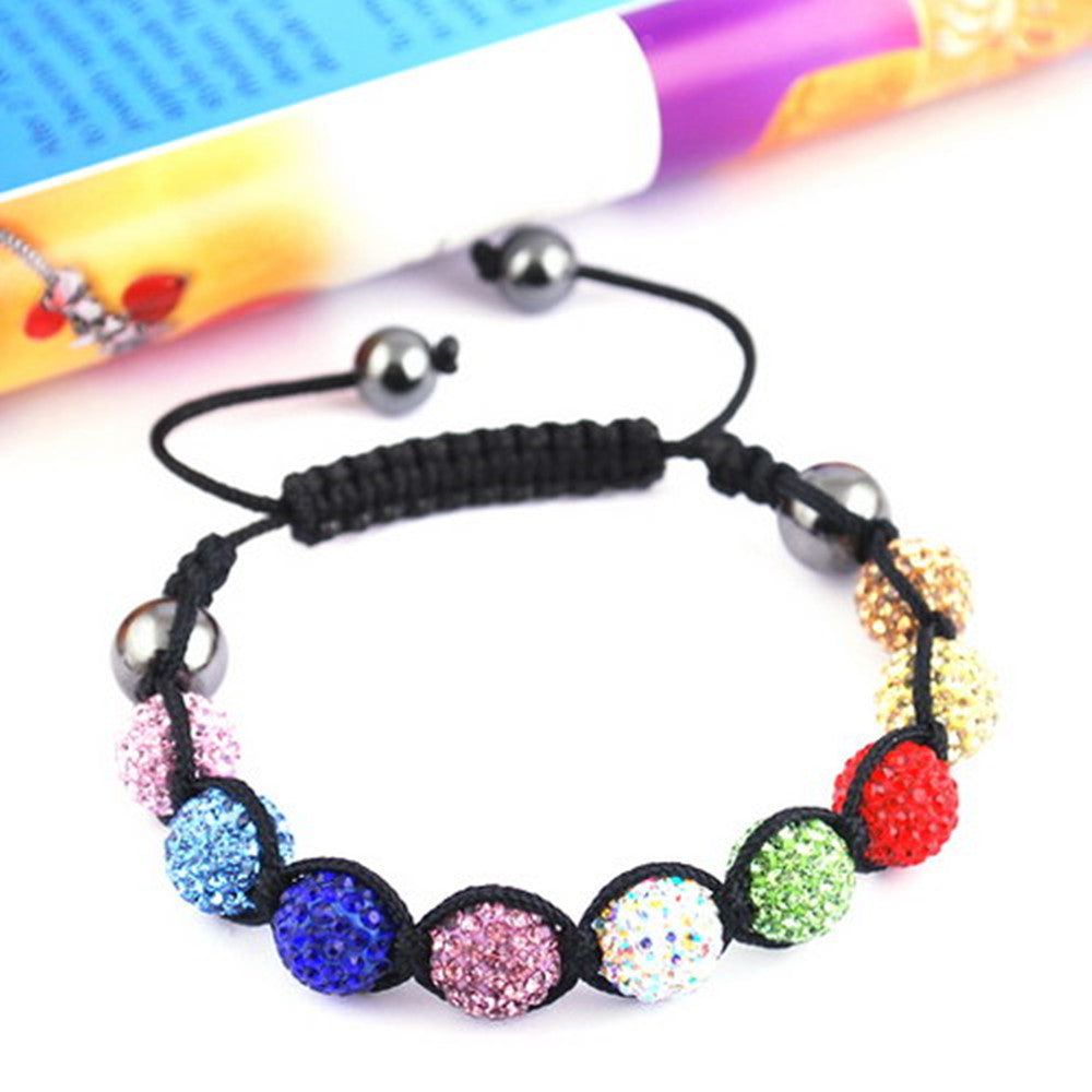 Shiny Rhinestone Bayberry Ball Beads
