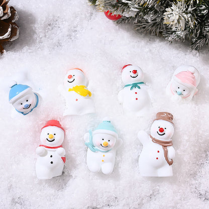 Christmas Snowman Mini Decorative Statues