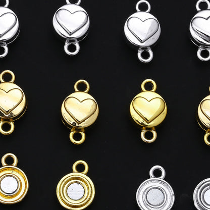 Heart Magnetic Clasp Connectors