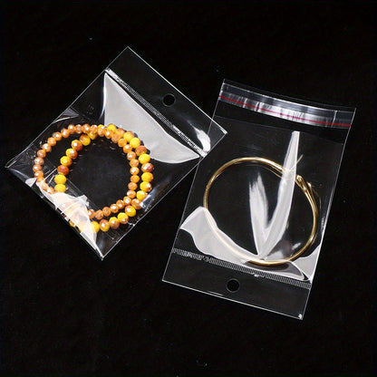 Self-Adhesive Clear OPP Jewelry Packaging Bags