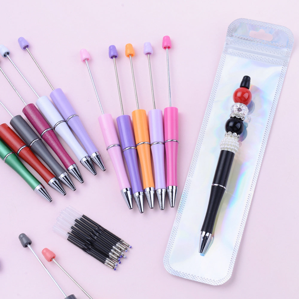 DIY Bead Pen and Pencil Bag Set