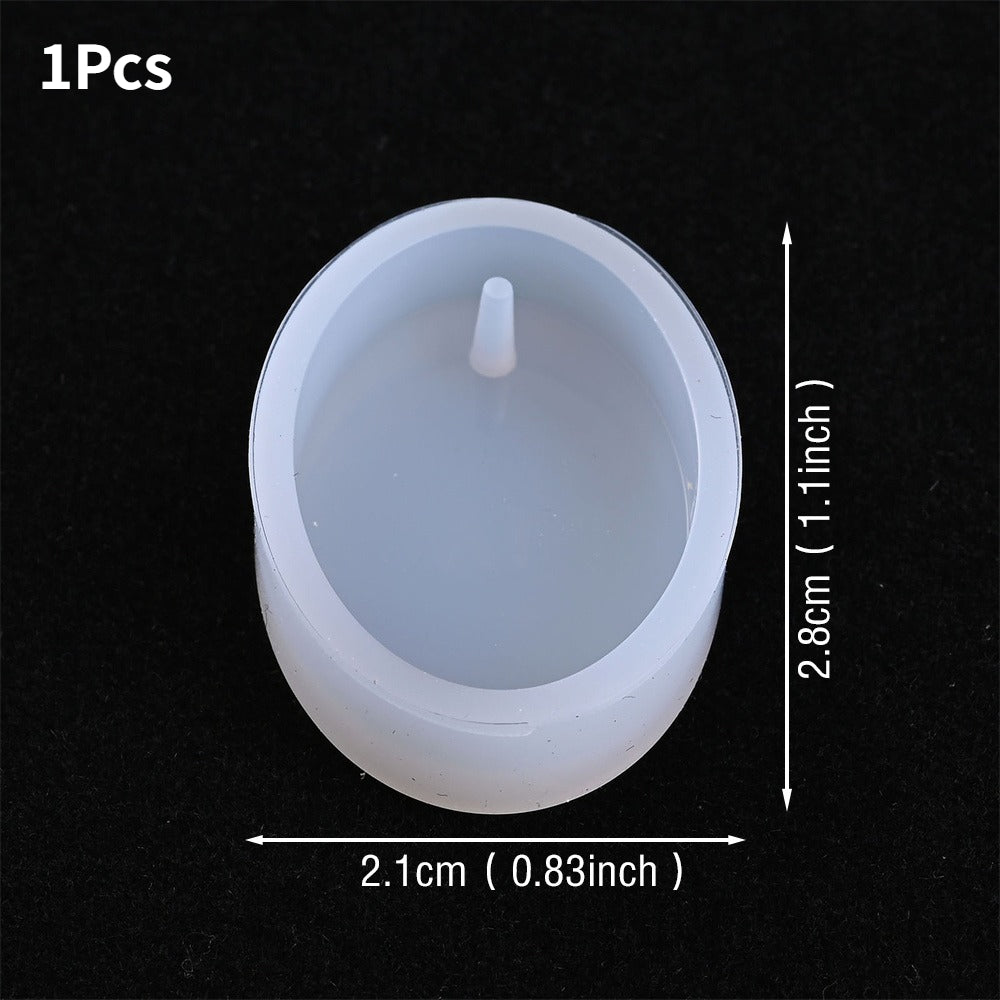 Transparent Silicone Pendant and Keychain Molds
