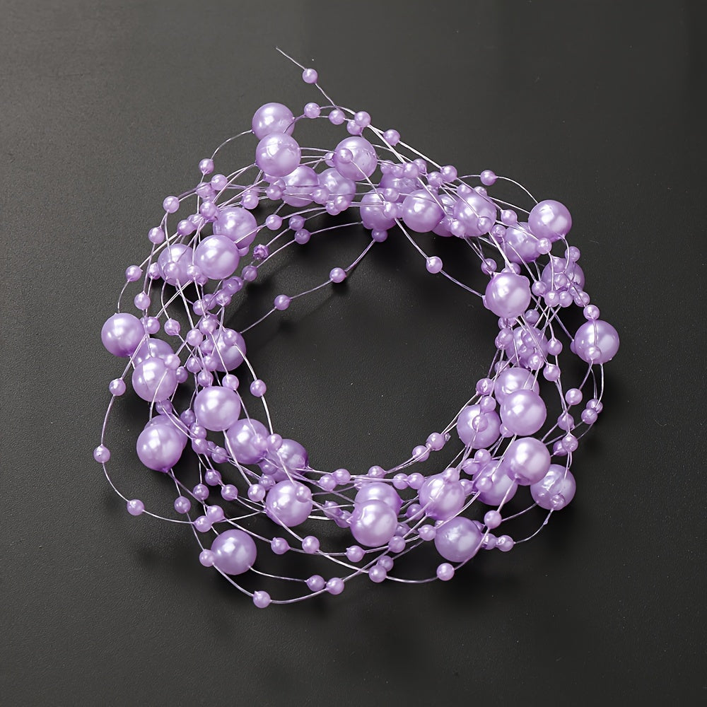 118.11 Inch Acrylic Round Bead Chain