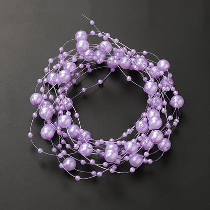 118.11 Inch Acrylic Round Bead Chain