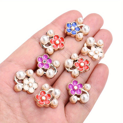 Five-Petal Flower Flatback Beads