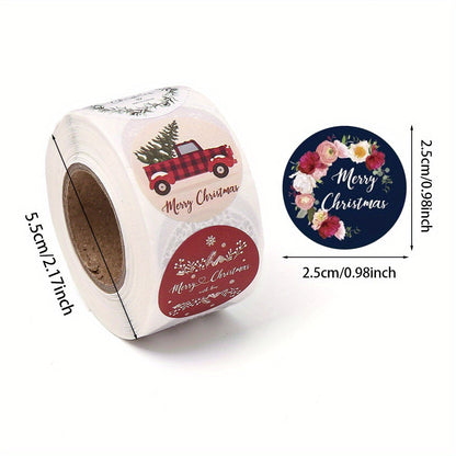 Christmas Theme Self-Adhesive Stickers