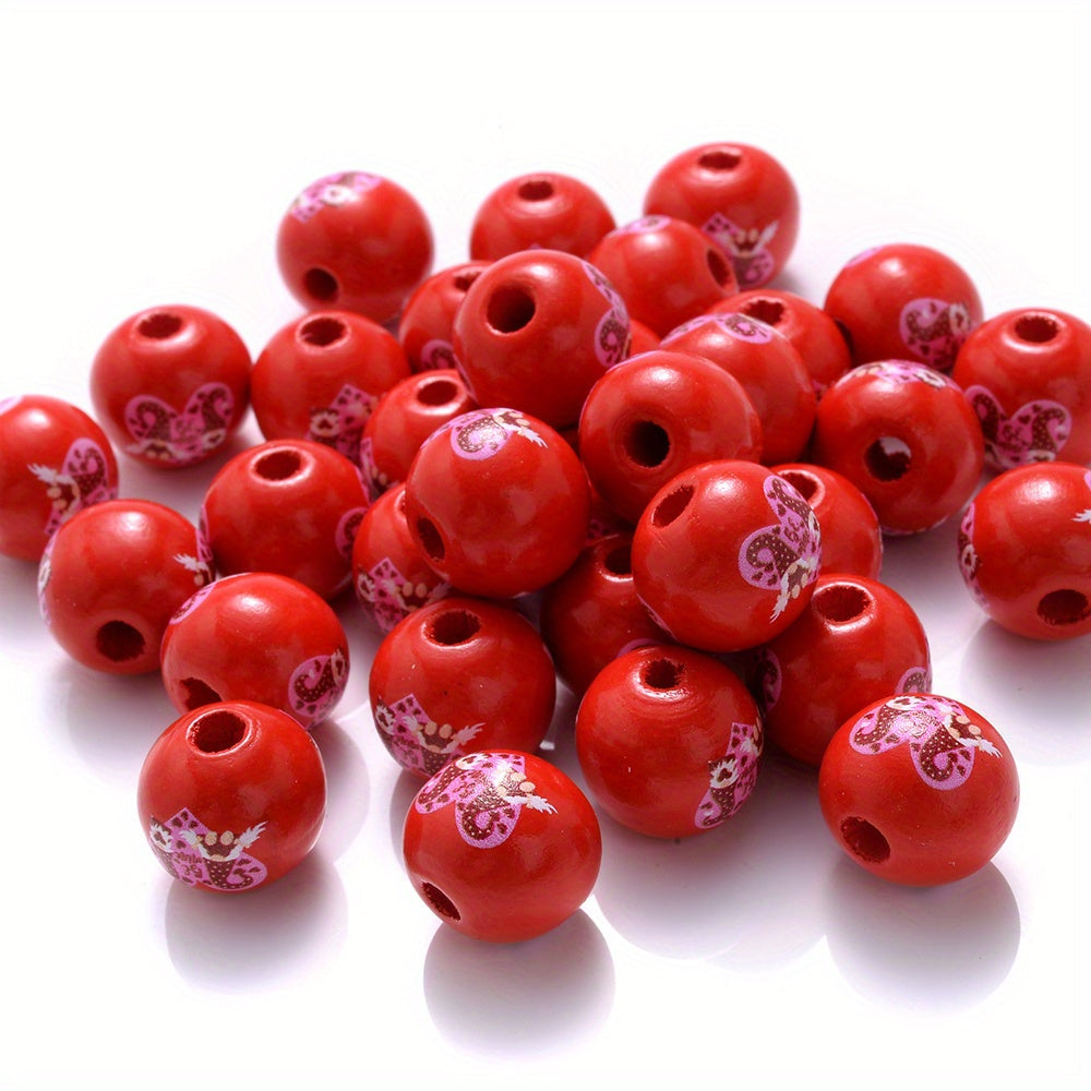 Love Bear Wooden Beads