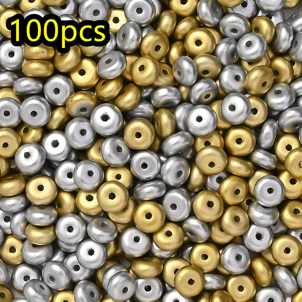 Macaron Glass Safety Buckle Beads